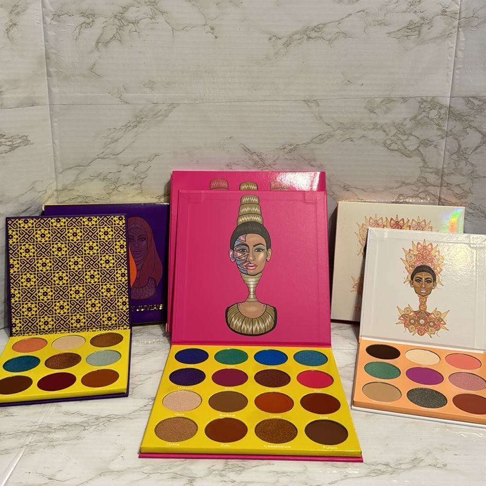 Juvias Place The Masquerade large, the douce and the‎ Saharan II eyeshadow lot